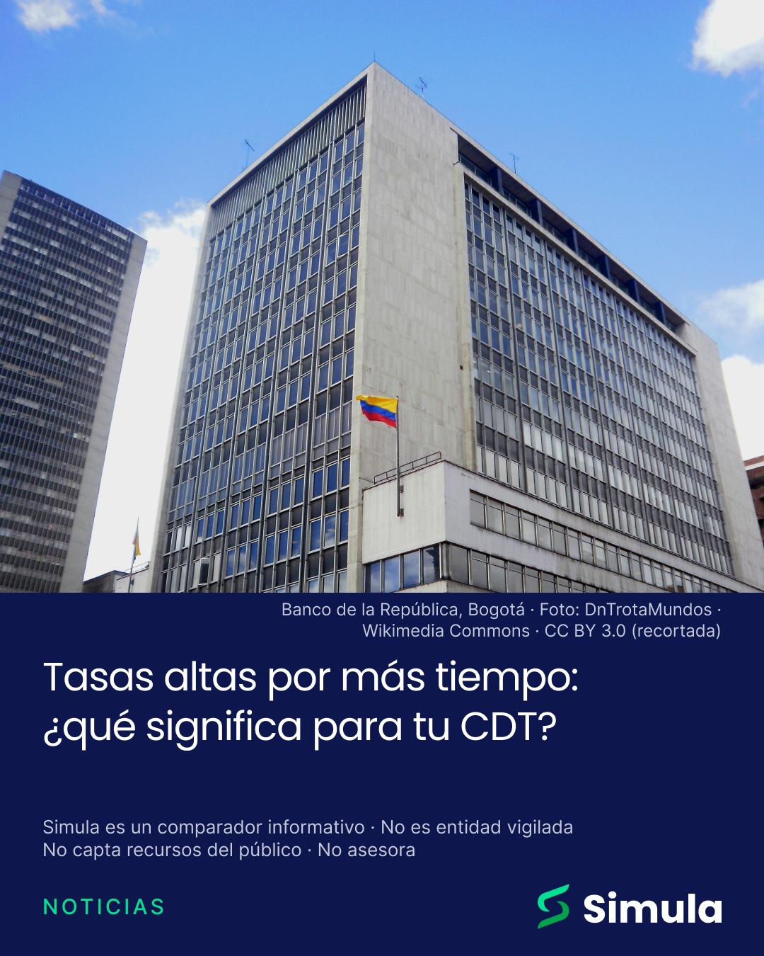 Edificio del Banco de la República en Bogotá